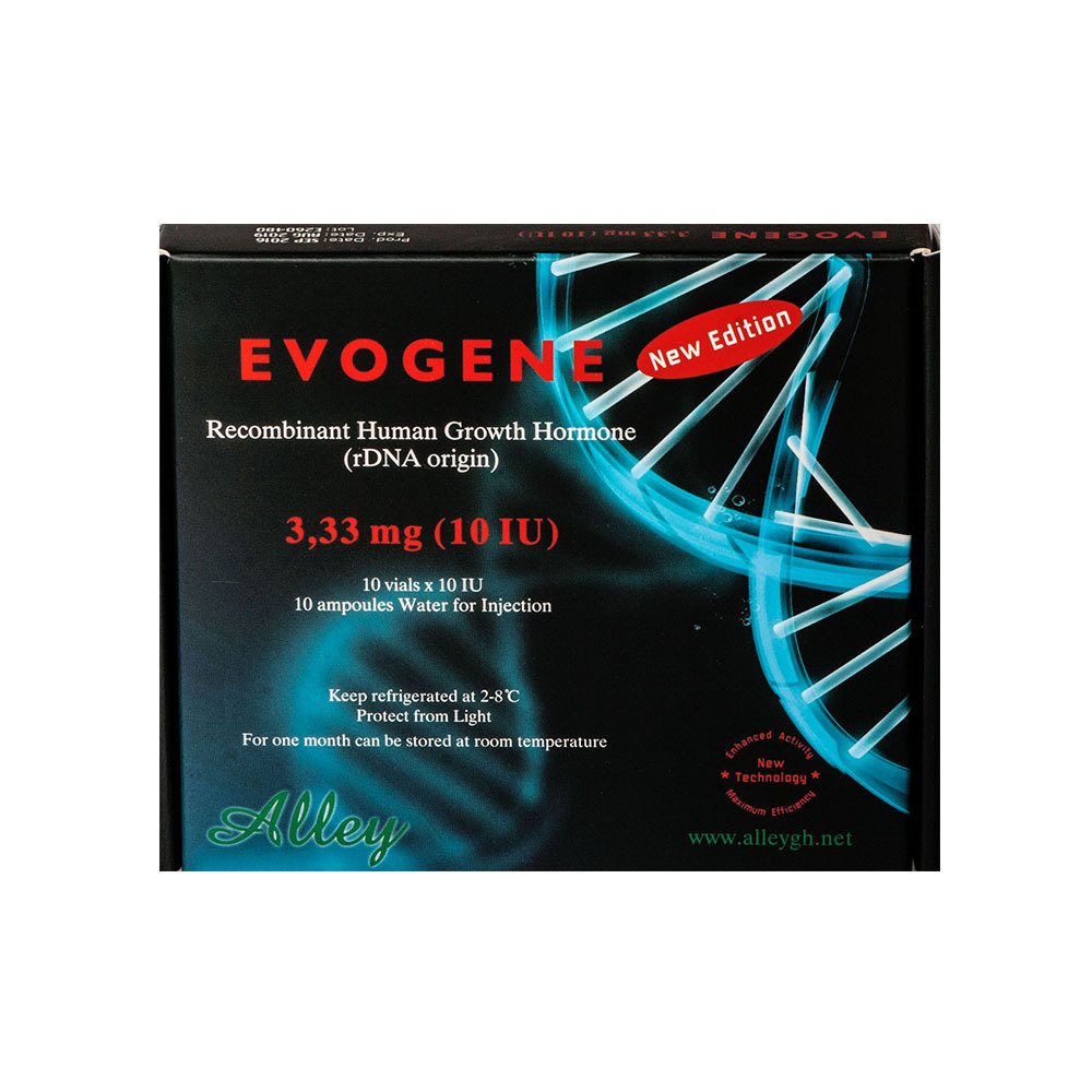 Alley - EVOGENE 100IU (10vials x 10IU) + 10amp. bac water / NEW EDITION / 