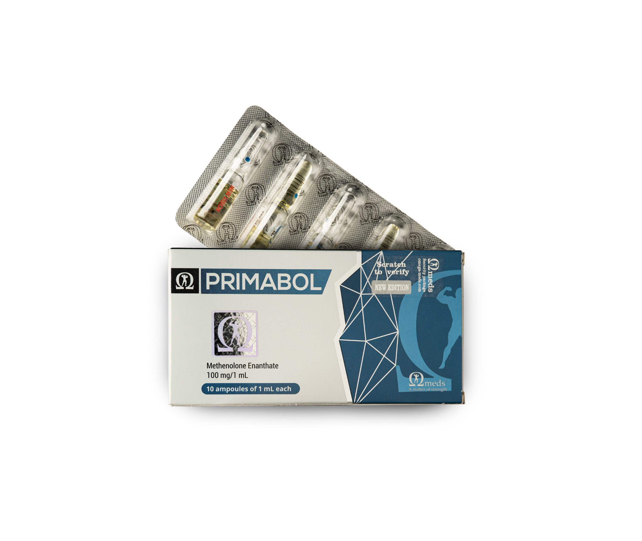 Omega Meds - PRIMOBOLAN ENANTHATE 10amp. x 100mg/1mL