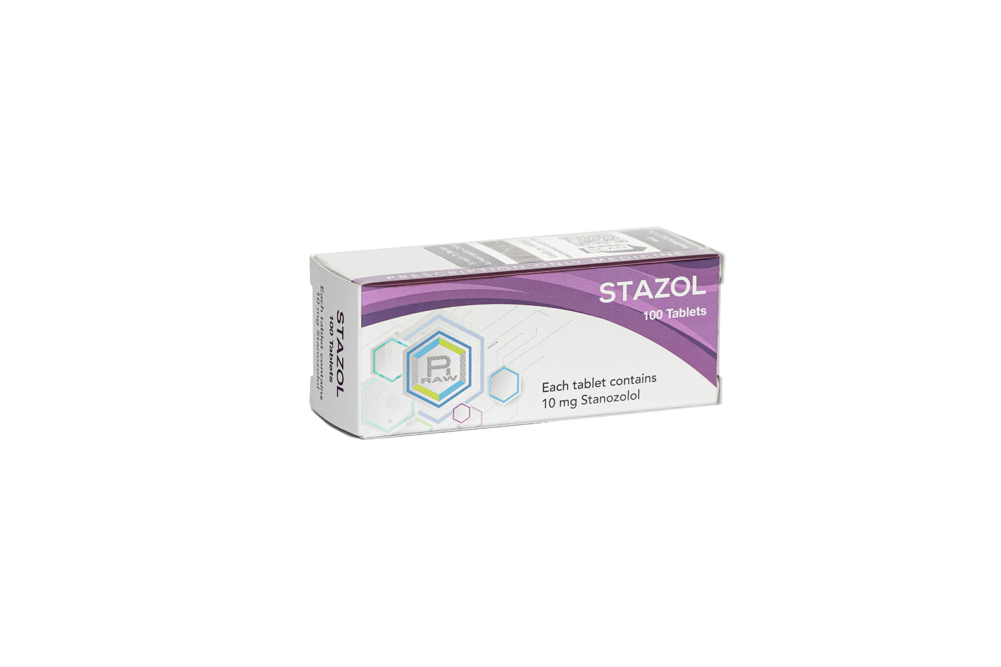 Raw Pharm - STANOZOLOL / STROMBA / 100tabs. x 10mg.