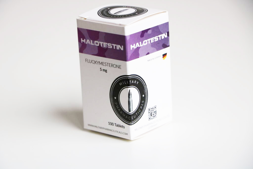 Military Pharma - HALOTESTIN 100tabs. x 5mg.